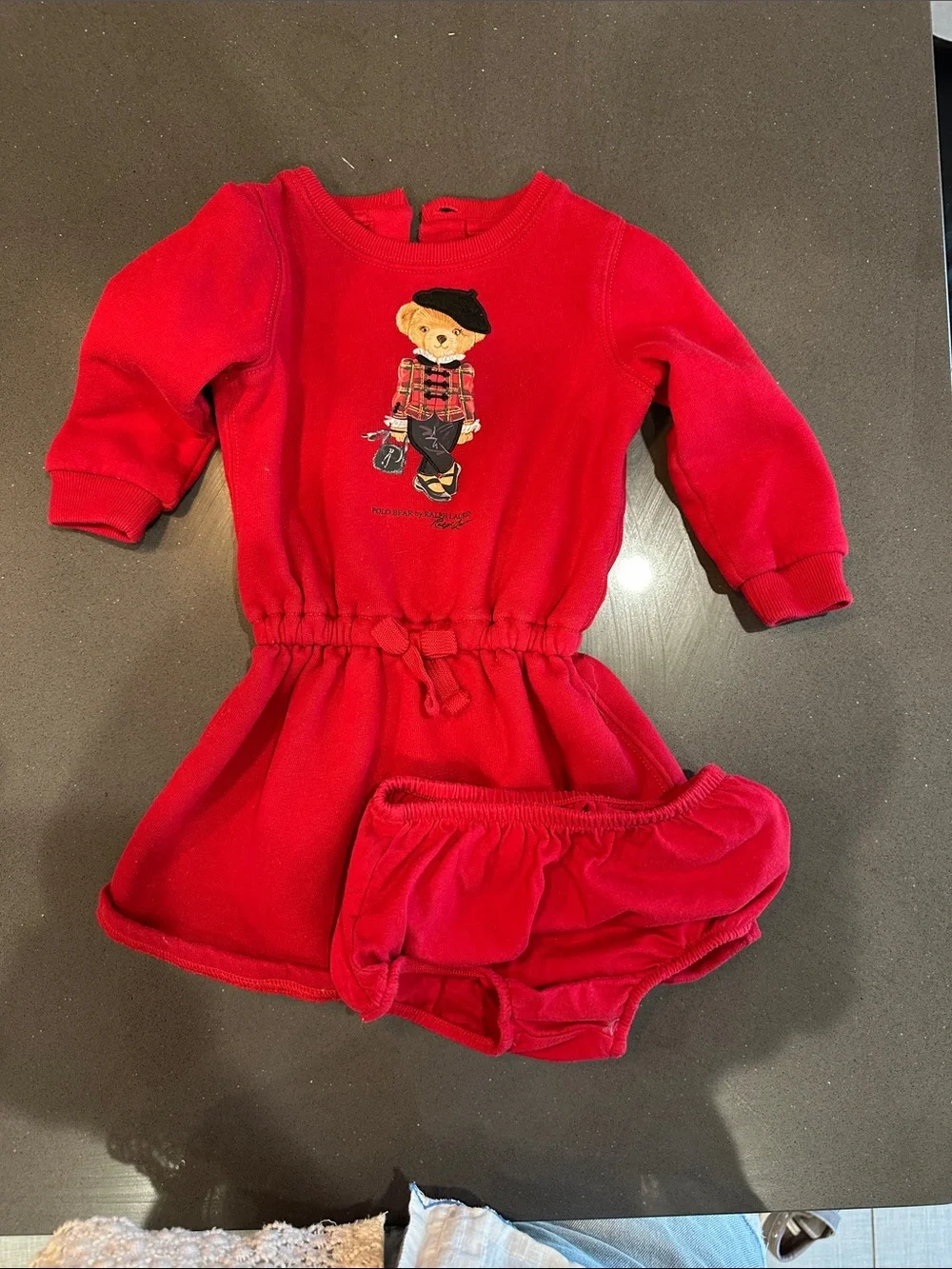 Ralph Lauren Red Teddy Bear Sweater